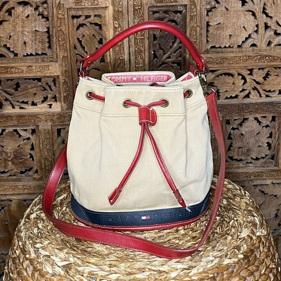 Tommy Hilfiger Bags Vintage Tommy Hilfiger Bucket Bag Poshmark